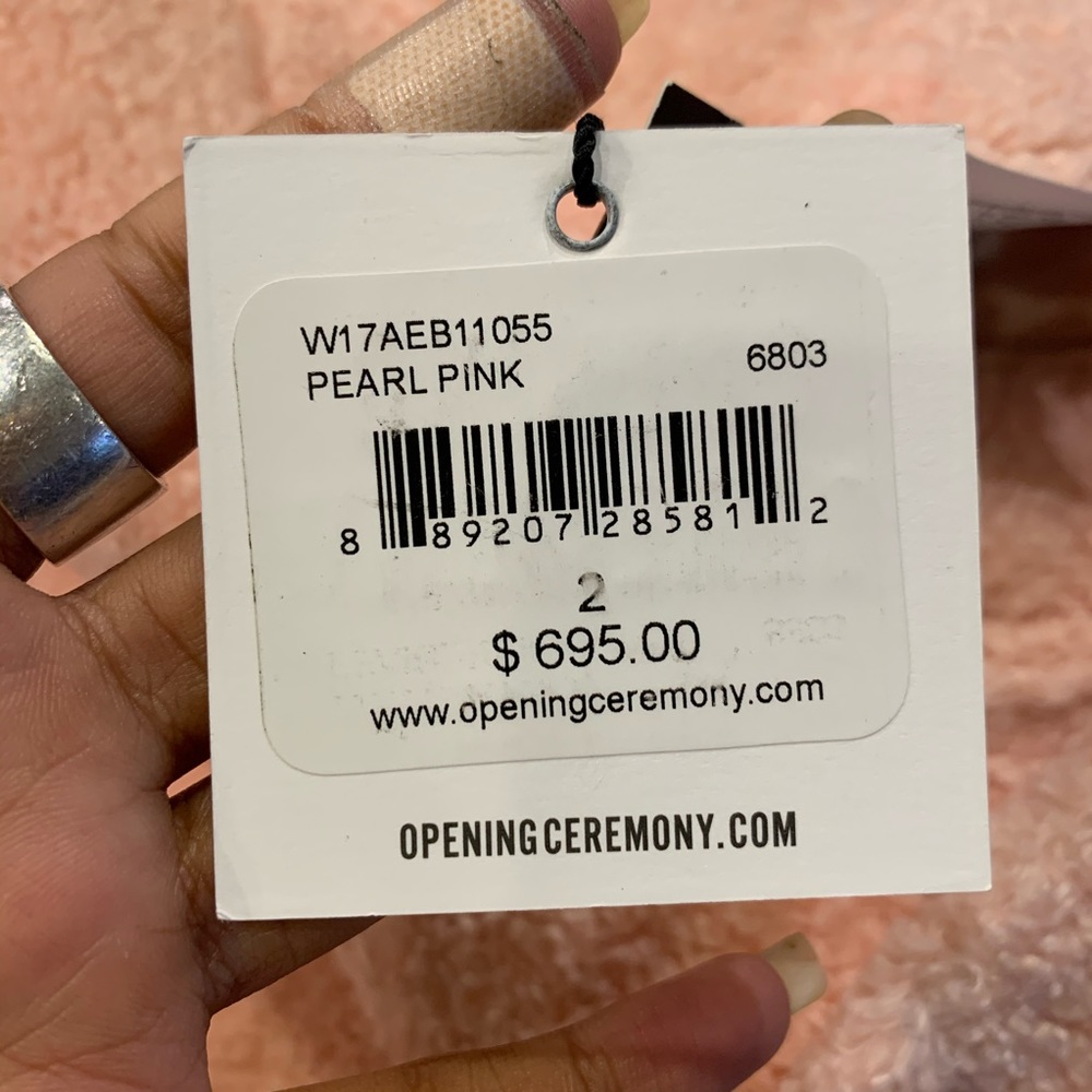 Opening Ceremony Pink Réversible Teddy Jacket - Picture 6 of 7